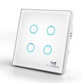 MCO Home Touch Panel 4 Gang White